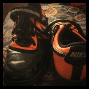 Orange and black Nike’s